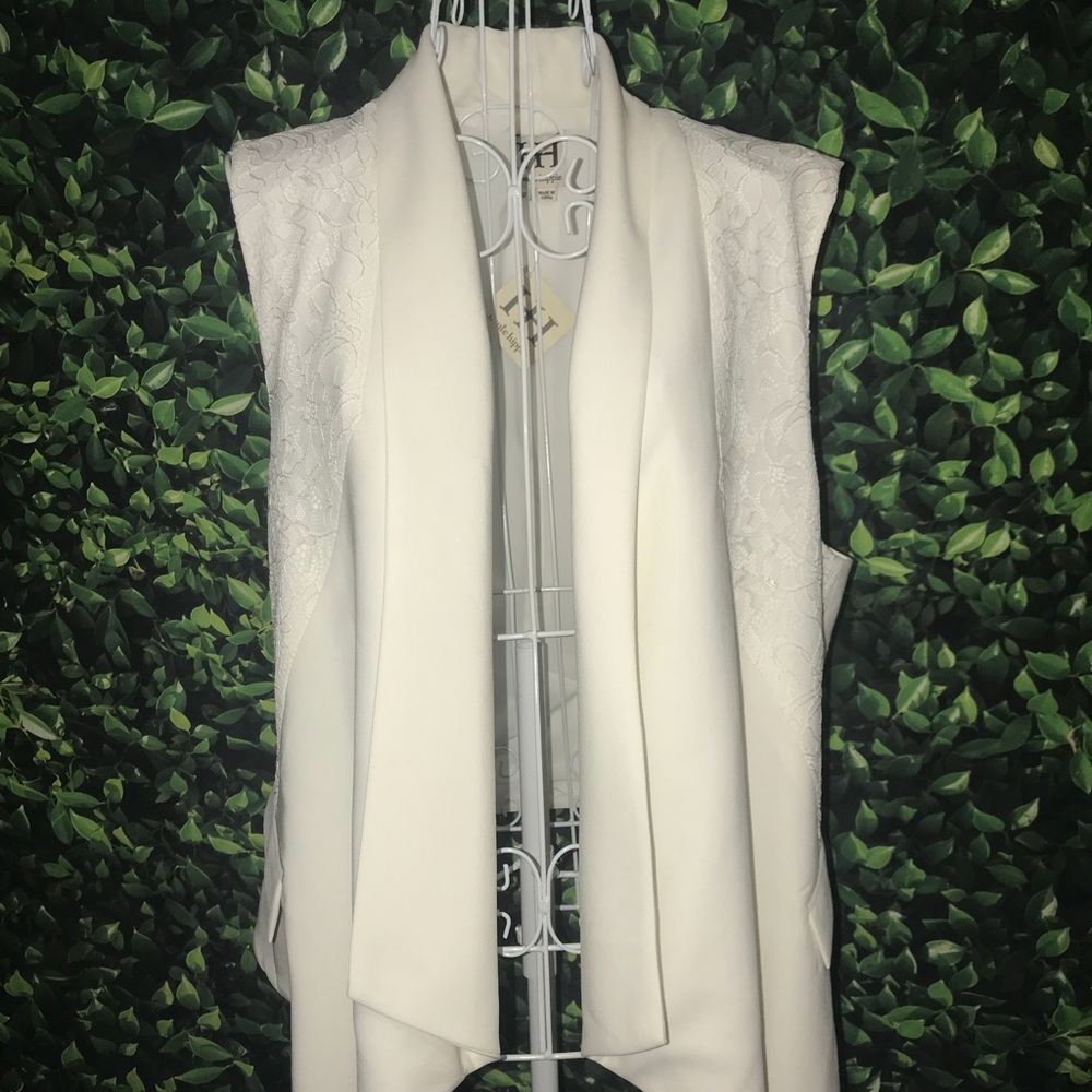 Rare NWT Haute Hippie Swan Lace Anthropologie Vest